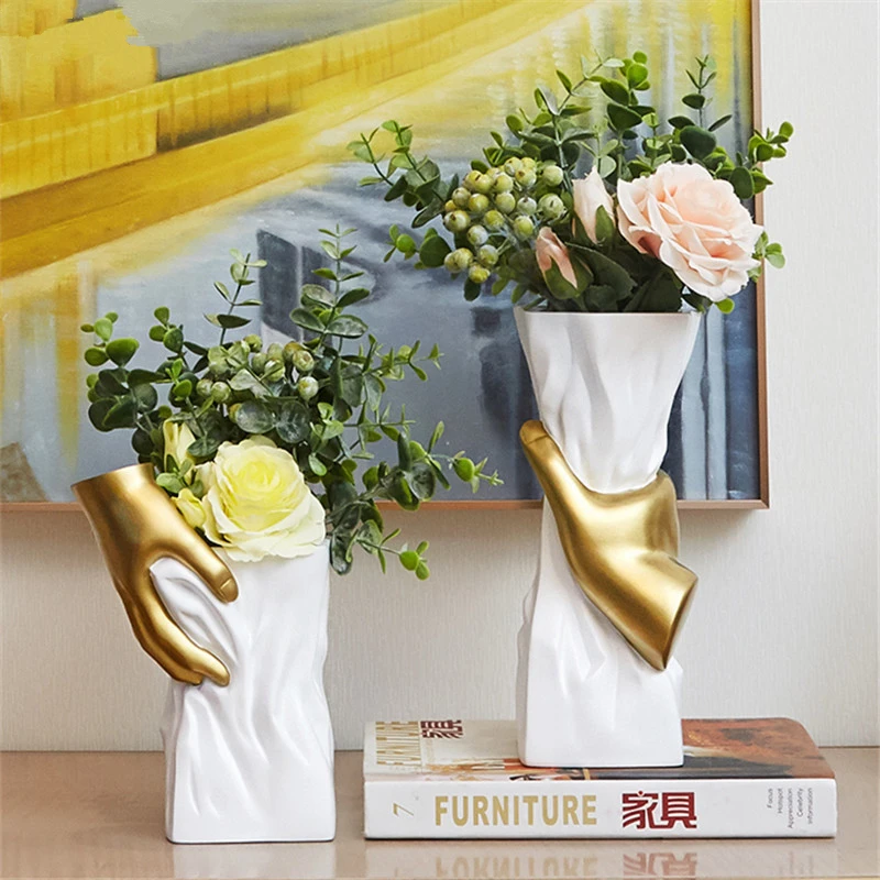 

Modern minimalist vase home decoration decoration living room flower arrangement flower wine cabinet decoration flower vase