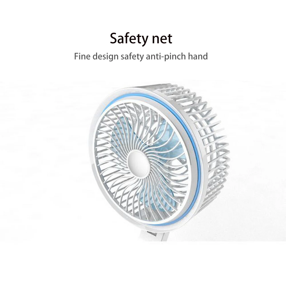 

Mini Portable Desk Fan USB Charging Solar Desktop Fan Multifunctional Wall Hanging Fan Folding Household Office Indoor Tool