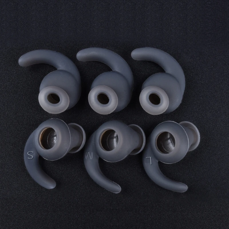 

3 Pairs S/M/L Universal Silicone bluetooth Earbuds Cover With Ear Hook for Sports Bluetooth Headset Earphone