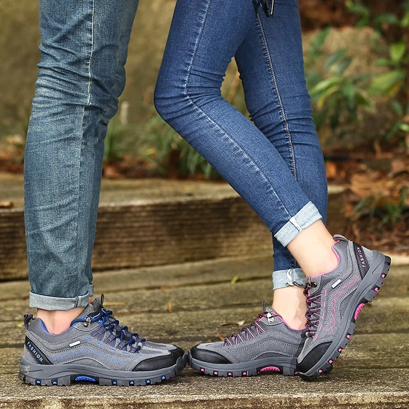 Humtto/Большие Размеры 35 45 походная обувь для мужчин и женщин нескользящая пешего