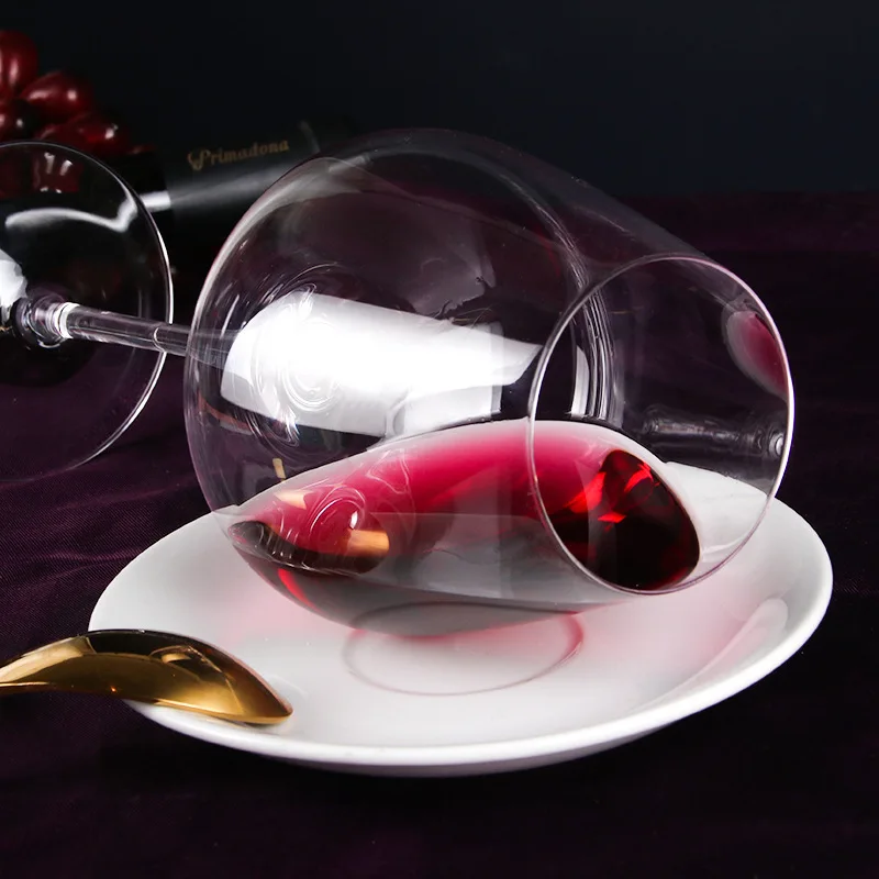 Оригинальность прозрачная стеклянная чашка для вина классический европейский