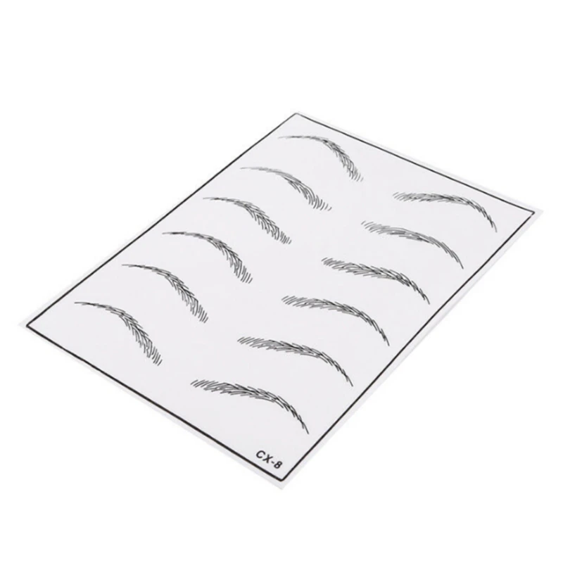 

Novice Practice Tools Useful Tattoo Supplies Silicone Eyebrows Eyebrow Shape Exercises Leather For Novice
