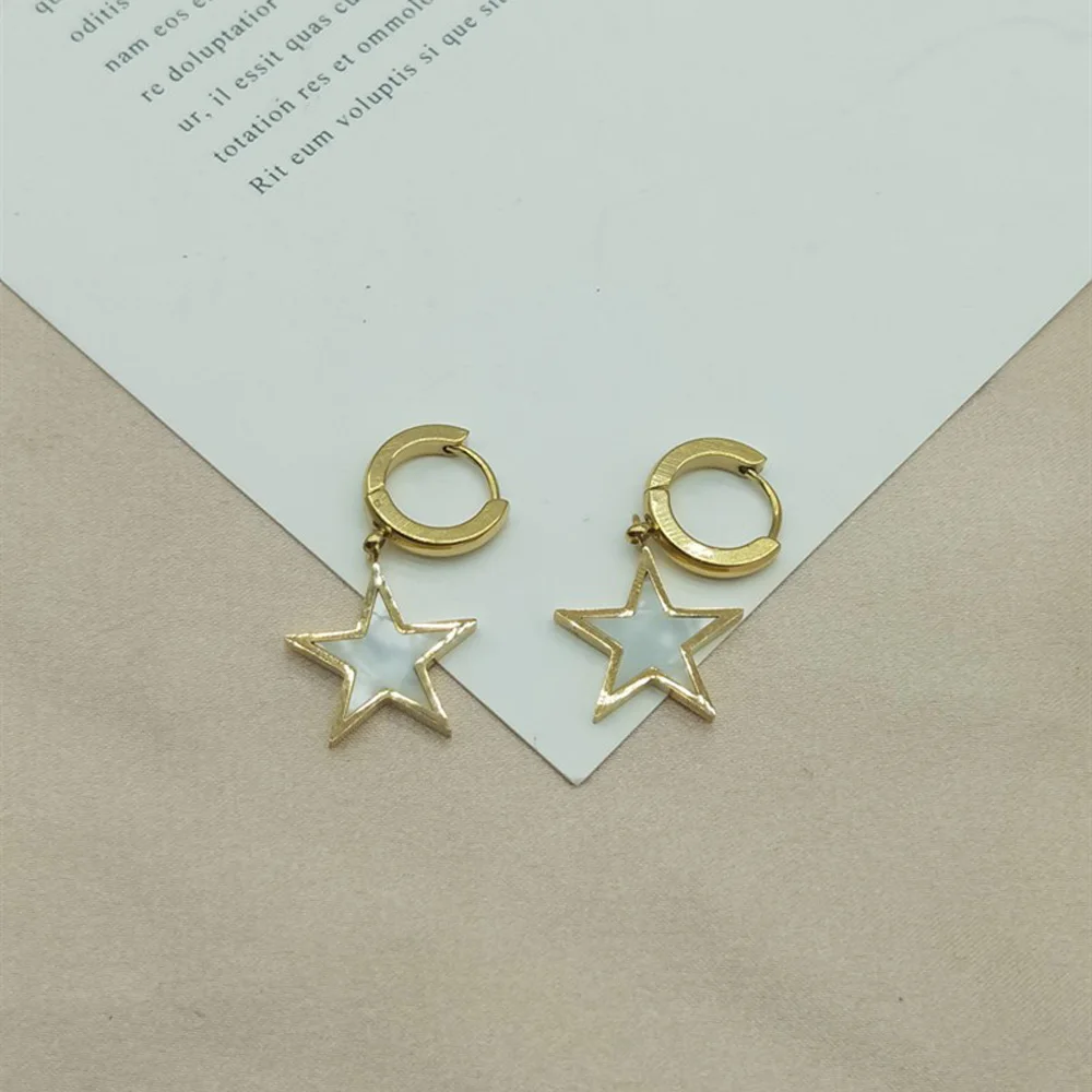 

South Korea The New Geometry Ms Punk Fashion Stainless Steel Earrings, Costly Contracted Personality Girl Ear Ring Jewelry Gifts