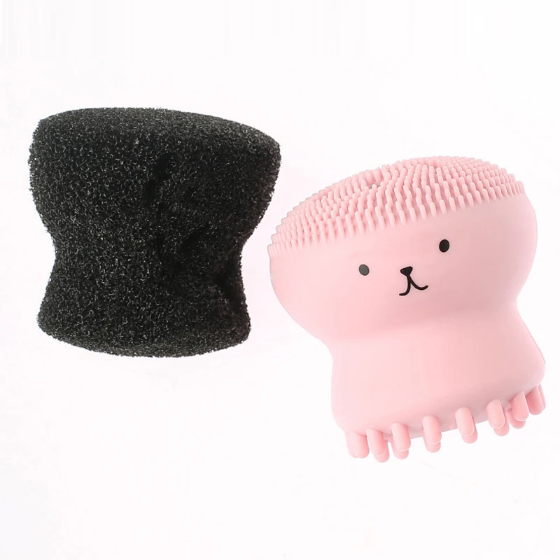 Силиконовая щетка для чистки лица очищающее средство мыть поры очиститель