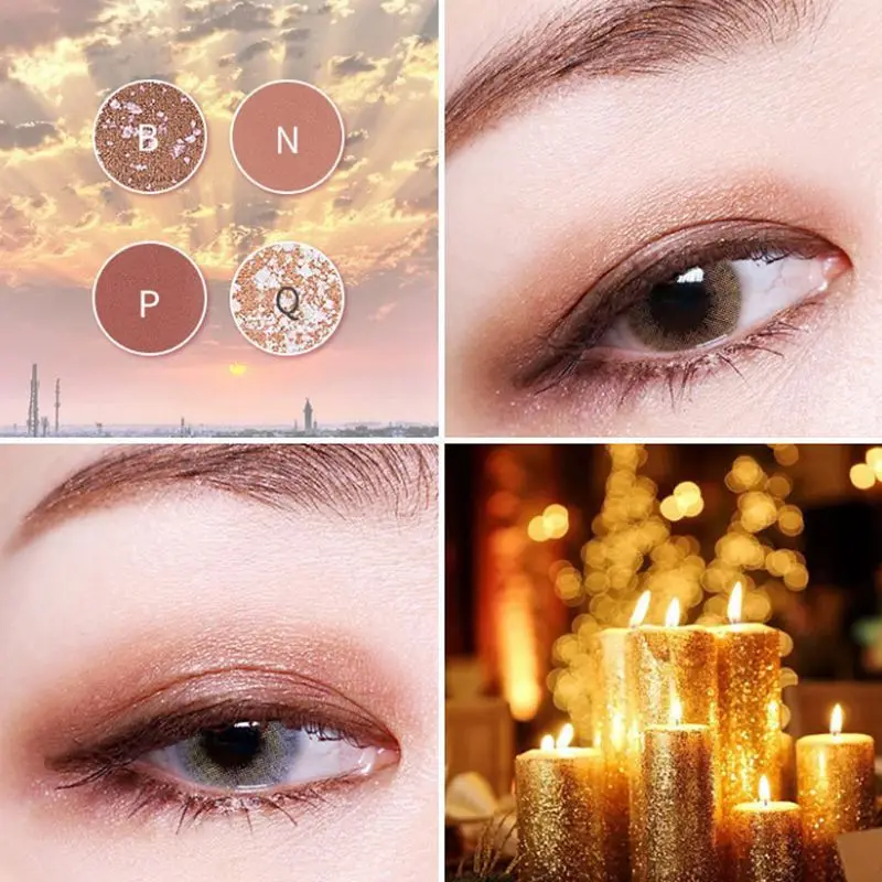

18 Colors High Pigmented Nude Glitter Eye Shadow Lasting Easy to Wear Matte Shimmer Eyeshadow Powder Pallet