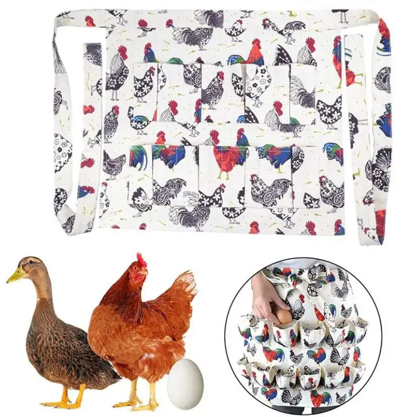

Giant Size Eggs Collecting Gathering Holding Apron Duck Goose Eggs Housewife Kitchen Home Workwear Kitchen Supplies Chicken Farm