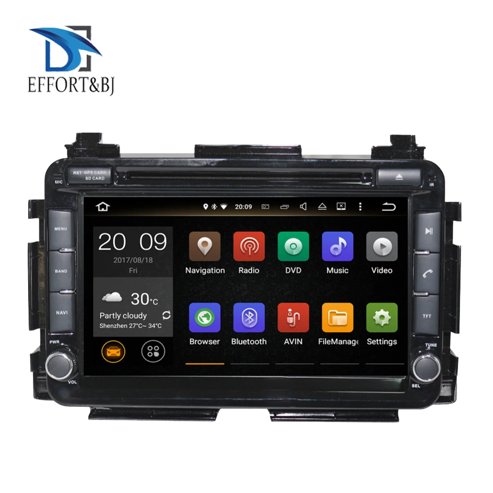 4 ГБ Android 9 0 Восьмиядерный 8 ''ЖК Автомобильный радиоприемник CD DVD