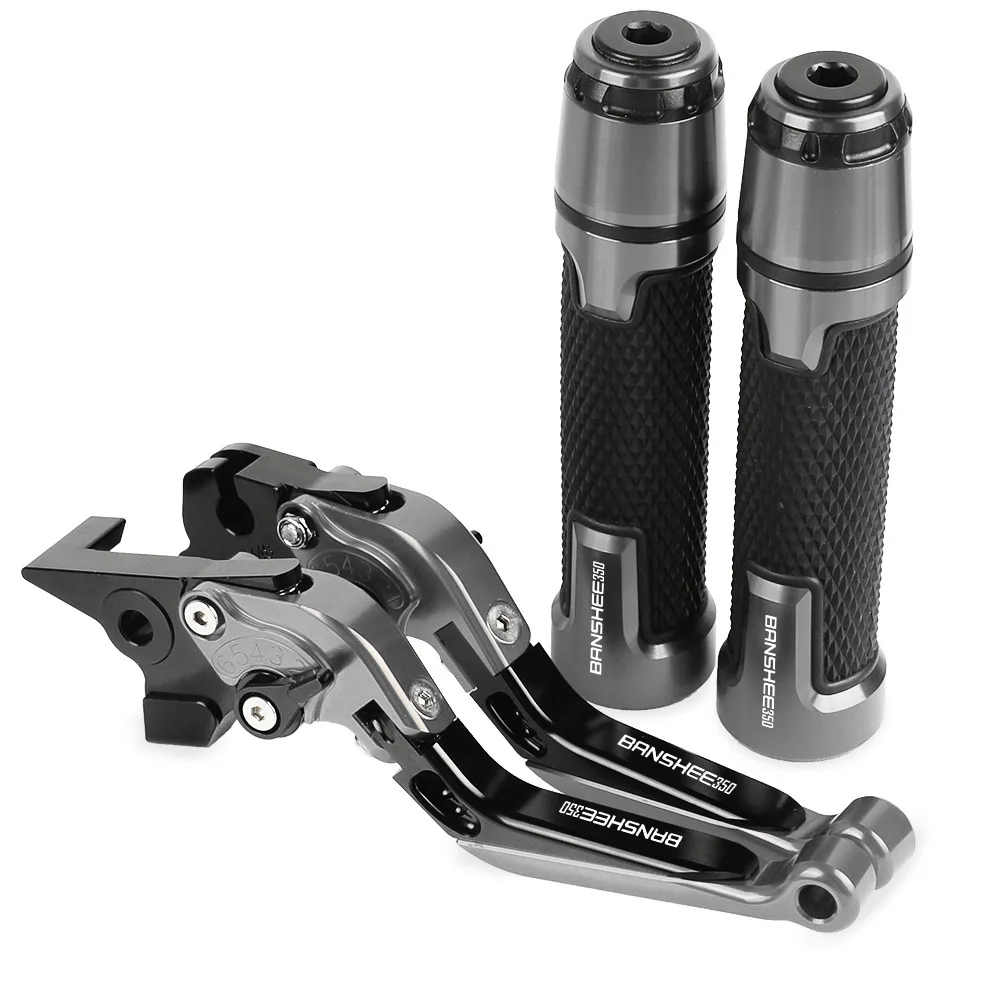 

Banshee350 02-06 Motorcycle CNC Brake Clutch Levers Handlebar knobs Handle Hand Grip Ends FOR YAMAHA Banshee350 02 03 04 05 06