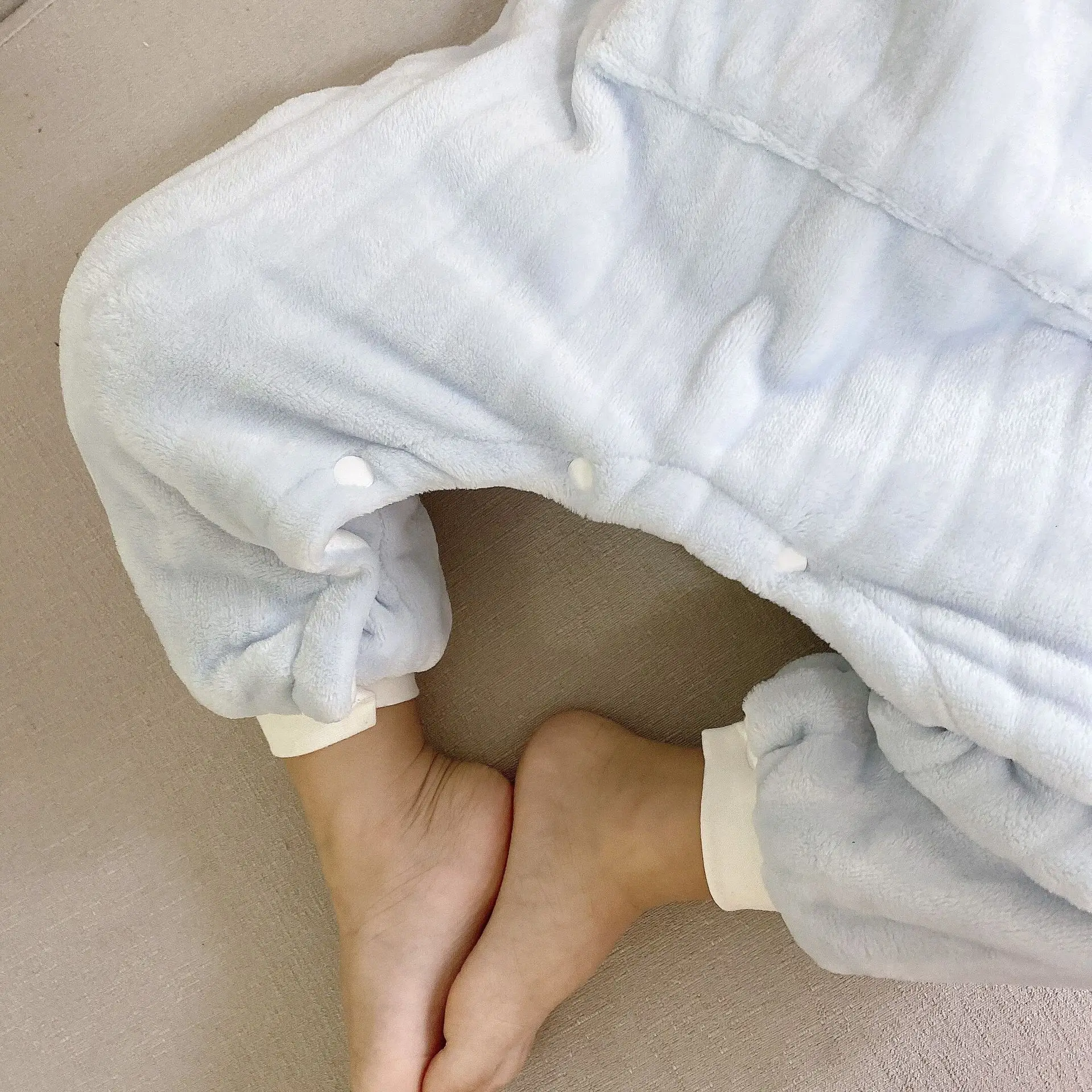 

2020 Baby Romper O-neck fleece Thicken Warm Infant Toddler baby pink blue Outerwear