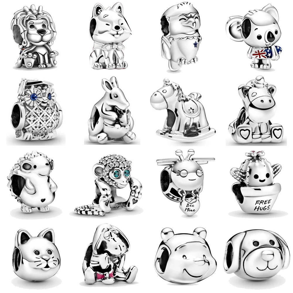 Новейшая британская бусина Paylor в виде льва коала орела подходит для