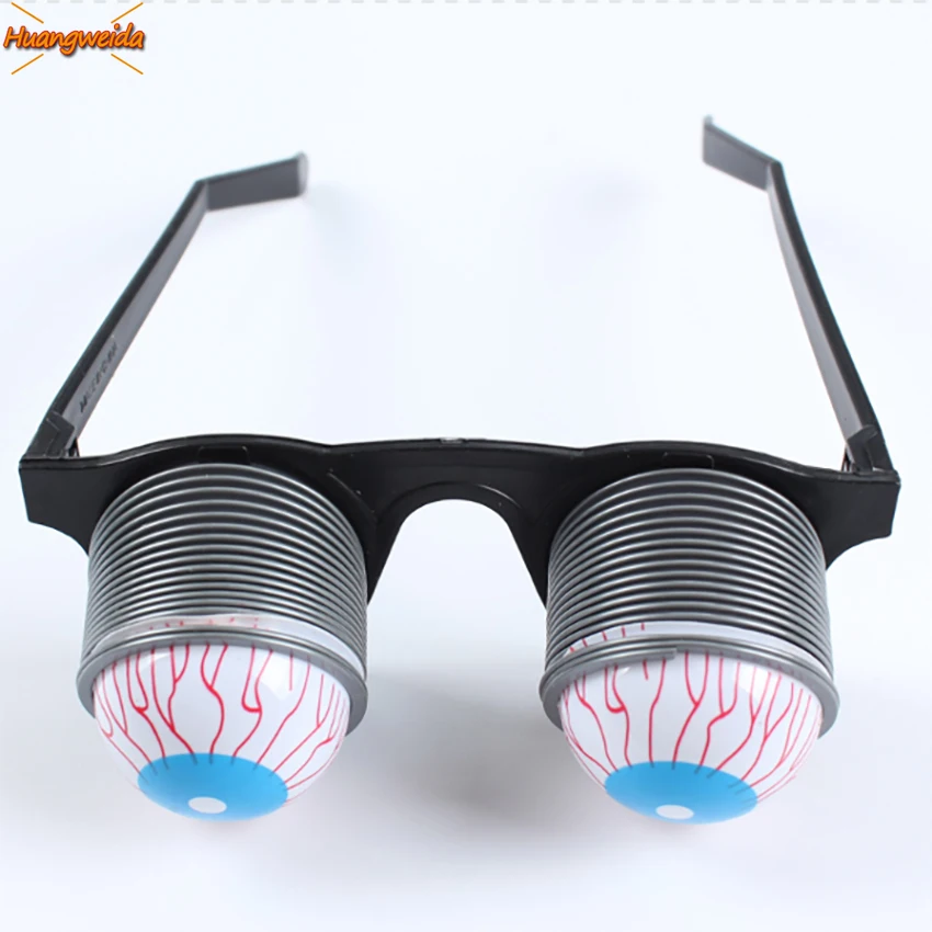 

April Fool's Day Prank Glasses Pop-up Trickery Halloween Funny Highlight Spring Eye Beads Scary Creative Glasses Prop
