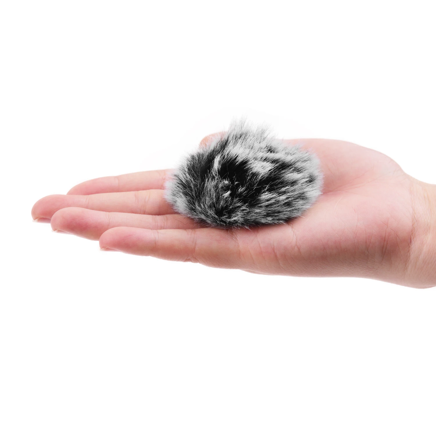 Клип на петличный микрофон ветровое стекло пушистый лобовое муфта совместима с