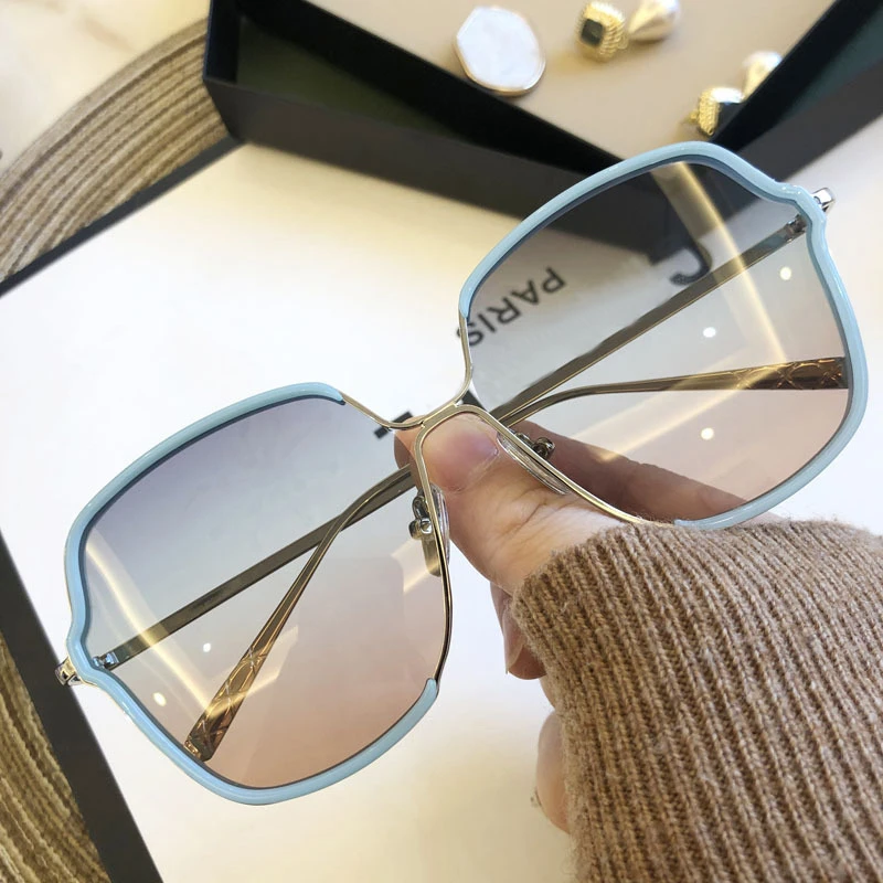 Поляризованные солнцезащитные очки из сплава бренд для женщин 2020 Мода