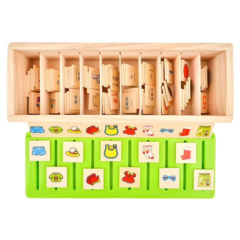 Обучающая деревянная игрушка Пазл Монтессори|Чтение| |