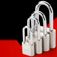 high security steel padlock stainless shackle lock anti cut heavy duty for door warehouse factory with 4 keys
