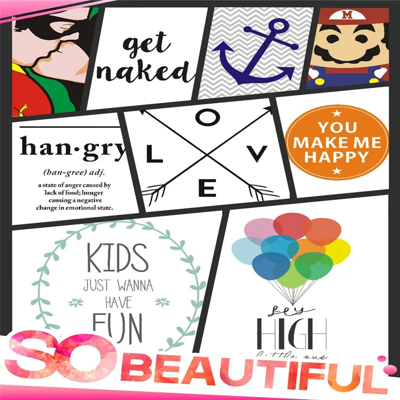 

Canvas Painting Pink Adornment Picture Cartoon Household Personality Flamingo Draw Core Spray Painting Living Room Decoration