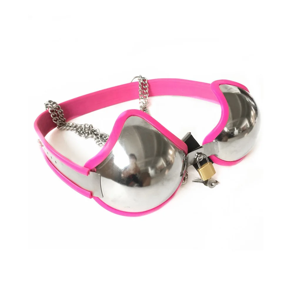 Регулируемый бюстгальтер из нержавеющей стали с замком для связывания Пояс