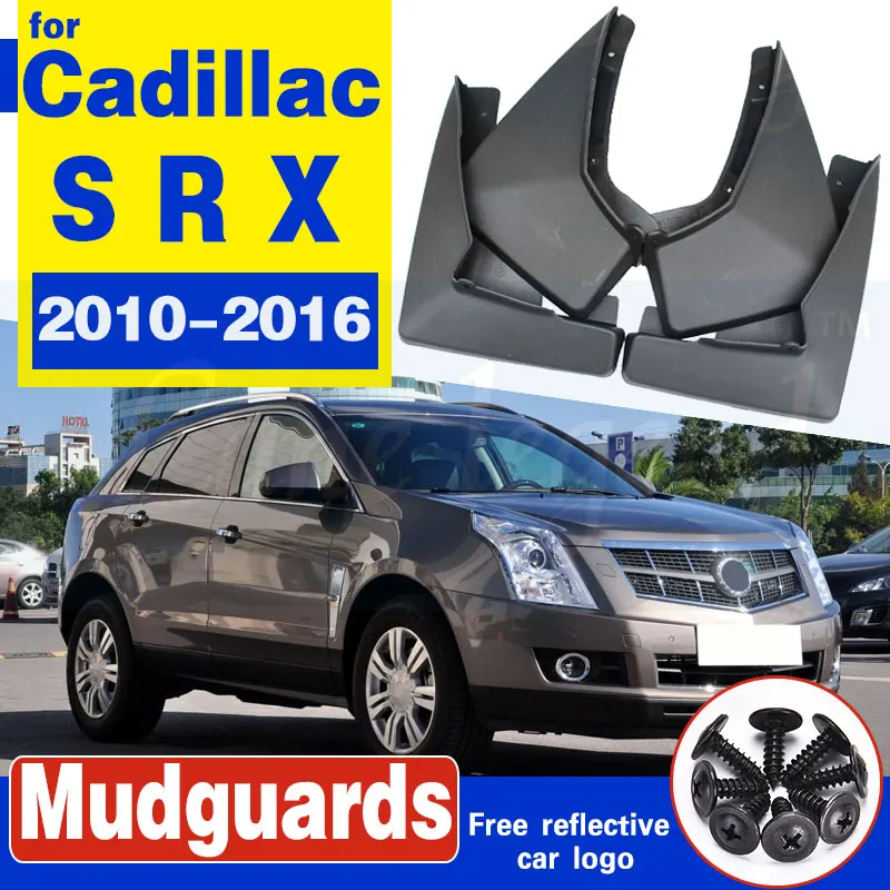For Cadillac SRX 2010-2016 Mudflaps Splash Guards OE Fitment Car Mud Flaps Mud Flap Mudguards Fender 2011 2012 2013 2014 2015