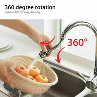 stainless steel 360 rotary filter nozzle for faucet save water prevent splashing kitchen accessories durable home faucet extende