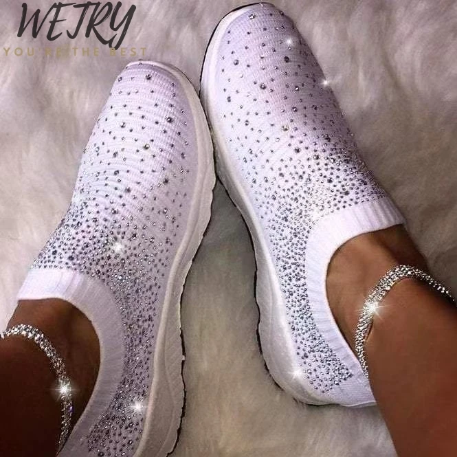 2020 женская обувь с вязаным спортивная для женщин Сезон весна-лето Женская на