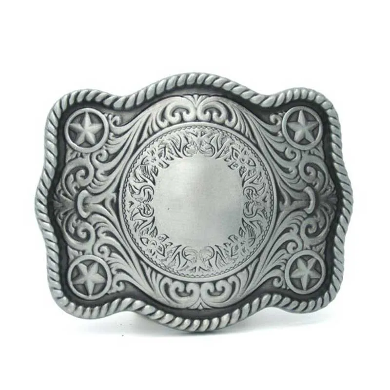 

Factory Direct Sale Personalized Wavy Decorative Pattern Belt Buckles US Cowboy Mens Belt Buckle Drop Ship 16-324
