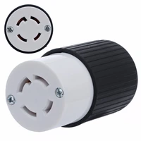 1pc 30 amps twist lock 4 wire electrical female plug receptacle 125250v electrical supplies generator socket