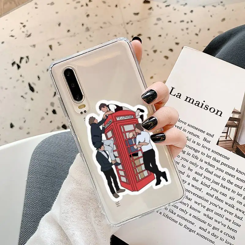 

one direction Phone Case Transparent for Samsung A71 S9 10 20 HUAWEI p30 40 honor 10i 8x xiaomi note 8 Pro 10t 11