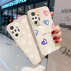 Чехол для телефона Poco X3 Pro с сердечками для Xiaomi Redmi Note 10 9 Pro, чехол для Note10 Pro Max 8 PocoX3 Pro 9T 9A 9C NFC 10S 9S, чехол