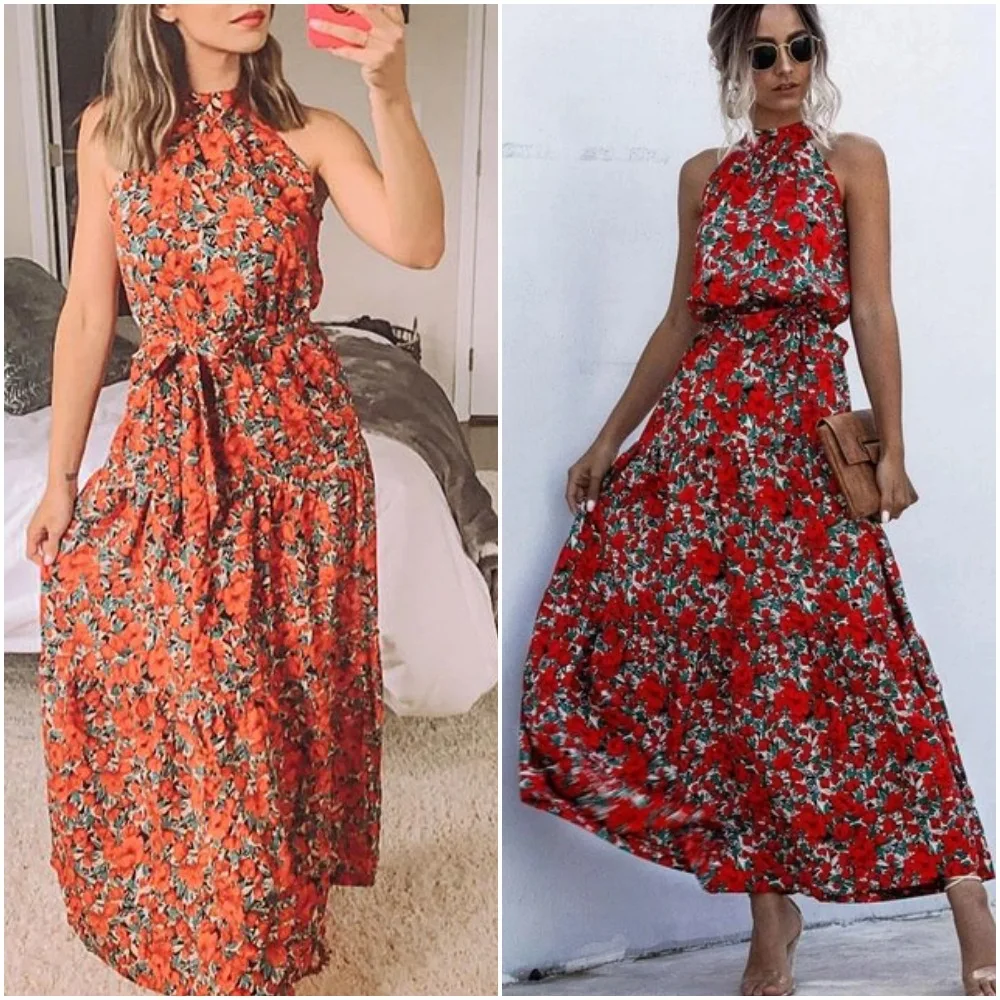 Женское длинное платье в горошек черное Повседневное средней длины с лямкой на