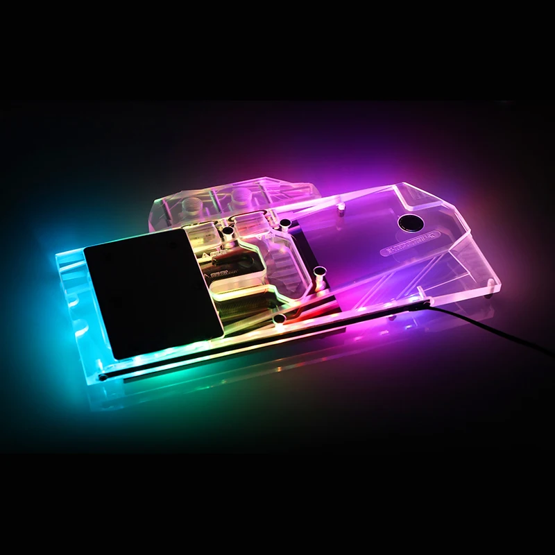 Bykski GPU кулер подходит для красочных IGAME RTX2060 /1660ti Ultra /Advanced 6G полное покрытие VGA блок