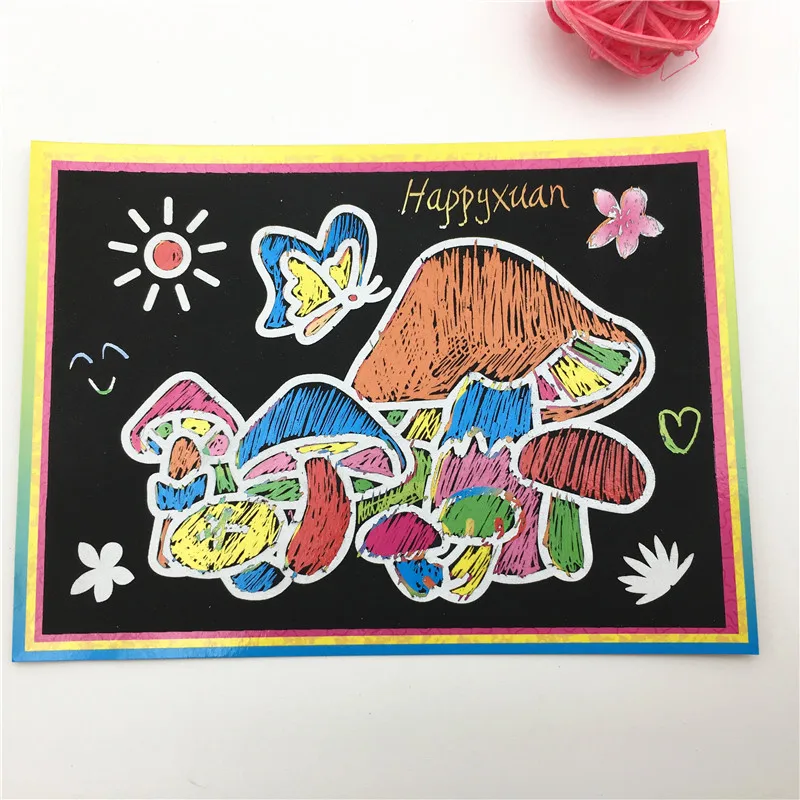 Happyxuan 100 шт./лот 2 в 1 магические цветные набросочные художественные картины