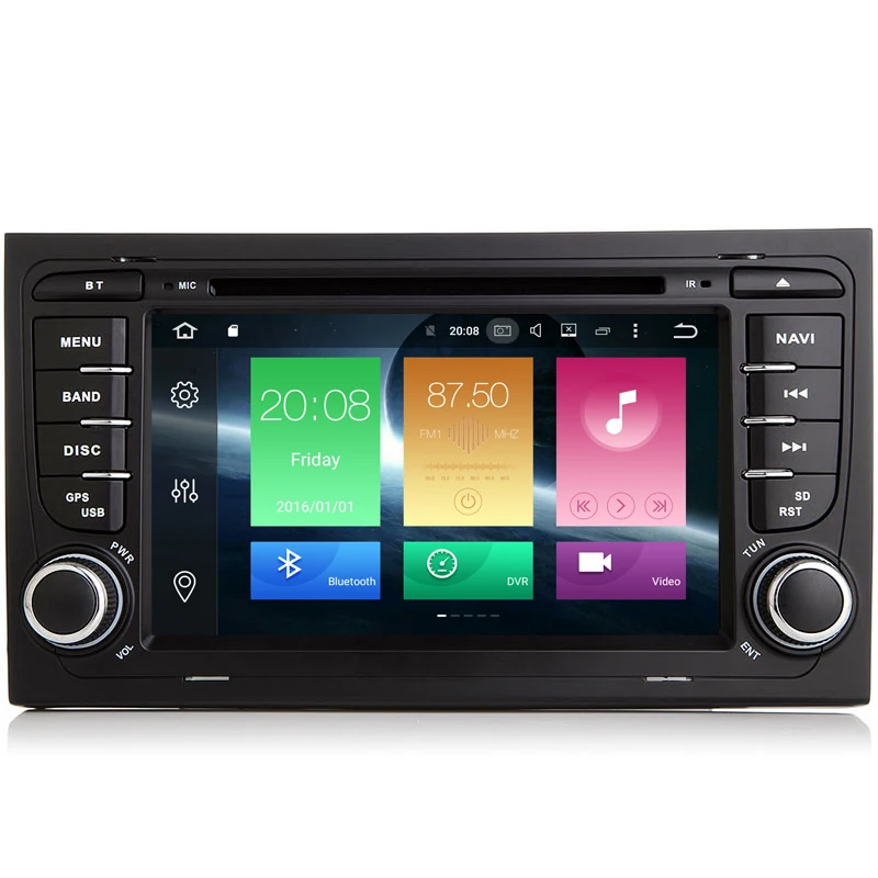 8 ядер Android 10 0 автомобильный DVD GPS для Audi A4 S4 2002 2008 Радио стерео Мультимедиа 4G RAM