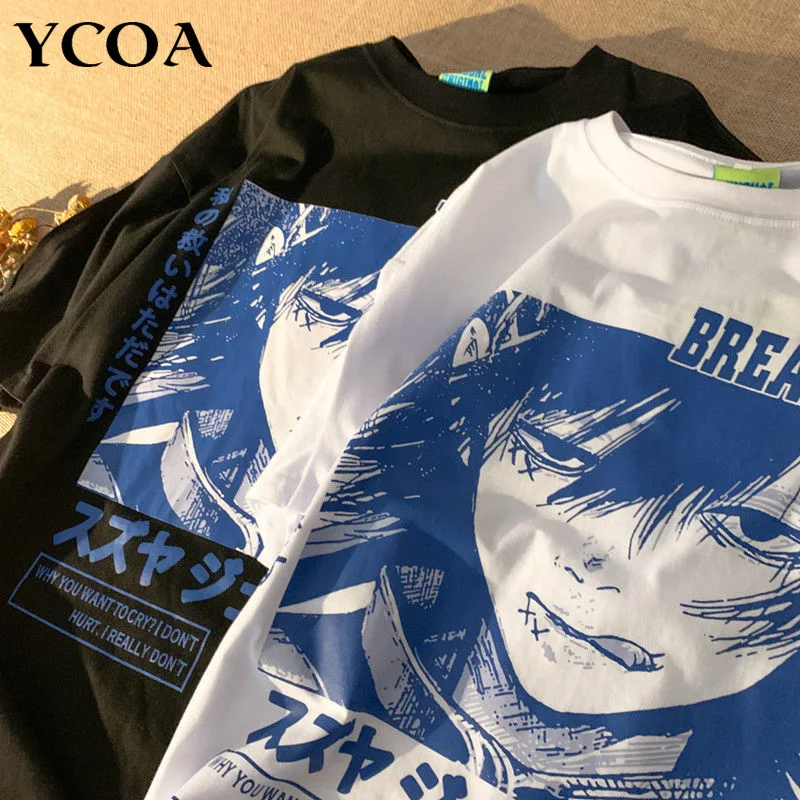 

Женская футболка с коротким рукавом, в стиле аниме, Y2k