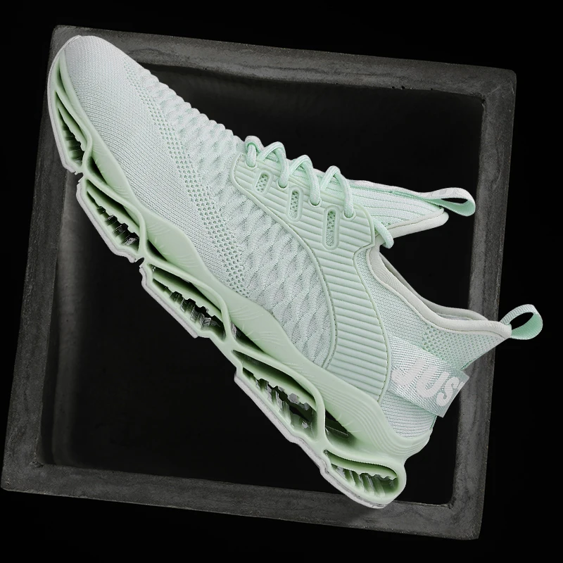 Мужские кроссовки для бега с бантом уличные спортивные амортизацией крутые