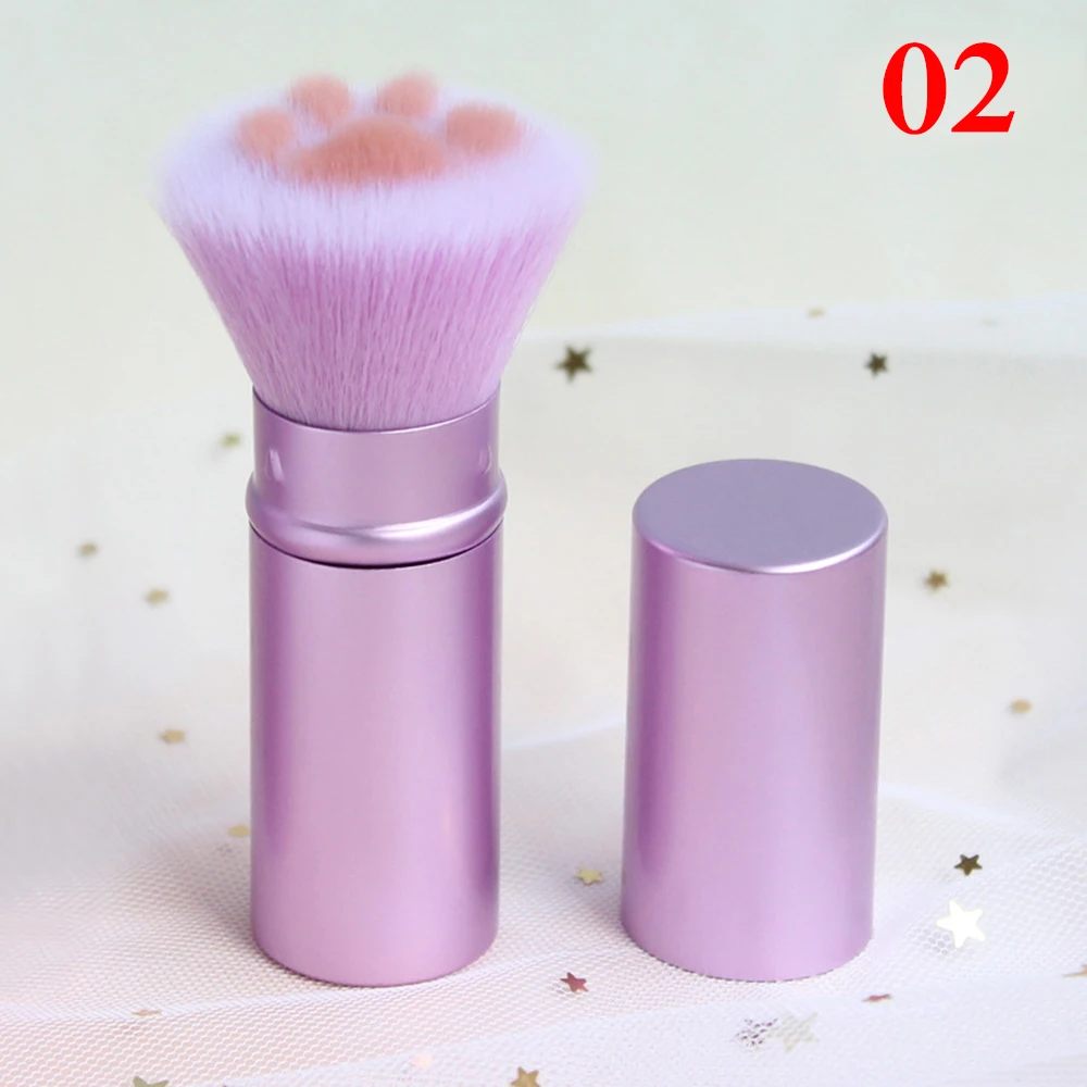Style 2 1 шт. новые милые кошачьи когти в форме кисти для макияжа лица Пудра Базовая кисть для теней Красота косметические инструменты для макияжа рождественские подарки - Handle Color: Style 2