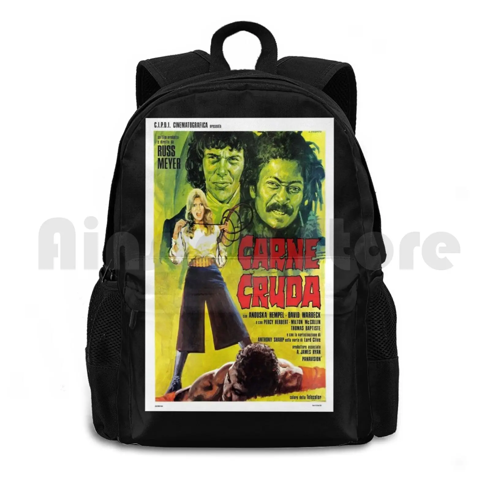 Винтажный походный рюкзак Carne Cruda водонепроницаемый винтажный для кемпинга и