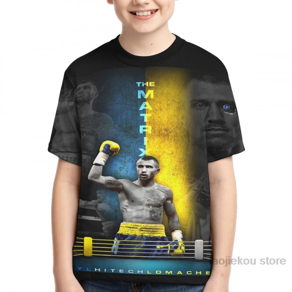 Vasyl Lomachenko-футболка для мужчин с изображением матрицы, женская модная футболка с принтом для девочек топы для мальчиков, футболки с короткими рукавами - Цвет: Boy