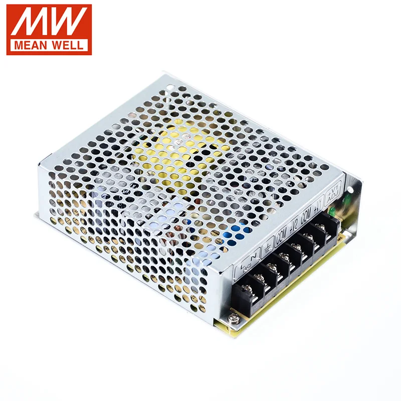 

MEAN WELL RD-65A 66W Dual Output Switching Power Supply 110V/220V AC to DC 12V 3A 5V 6A 5G Viberation Full Protection