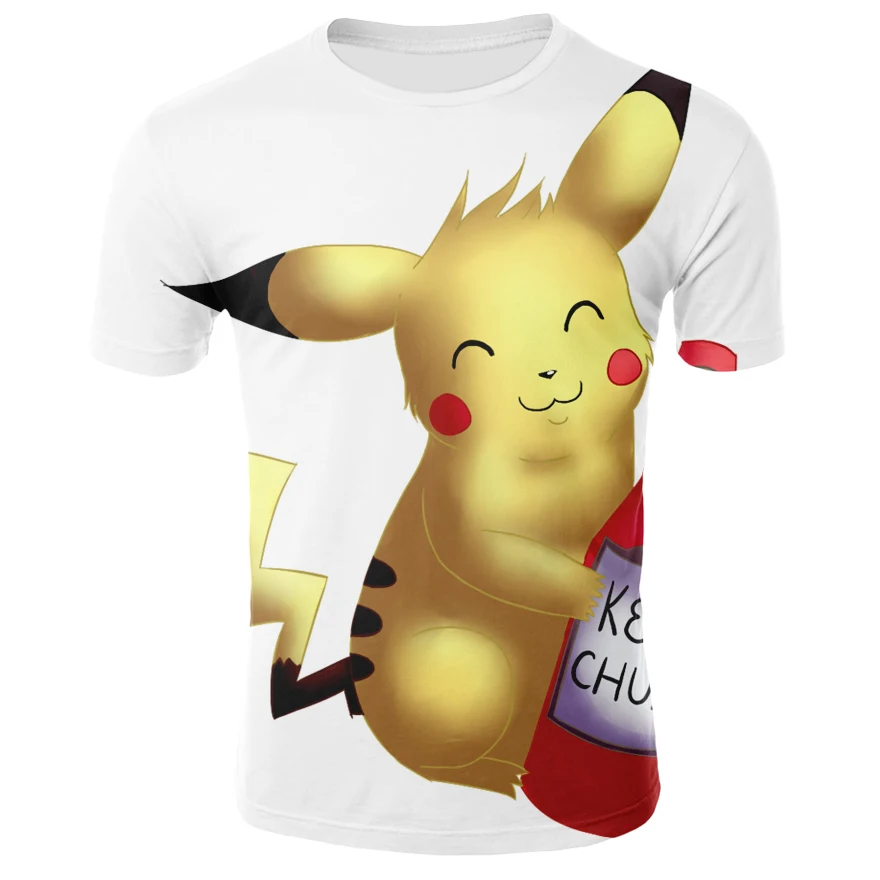 20 новых футболок с героями мультфильмов для мужчин и женщин Мужская футболка 3D