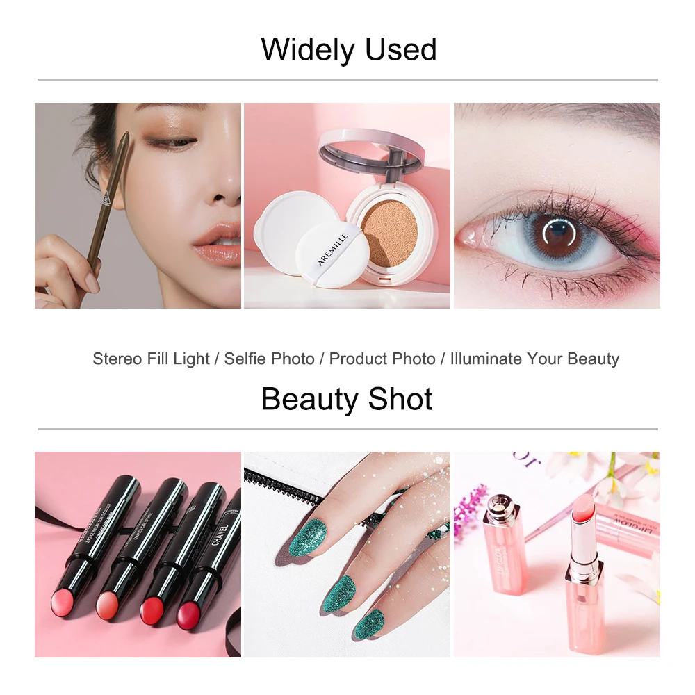 Кольцевой светильник 26 см/10 дюймов кольцевой для селфи светодиодный