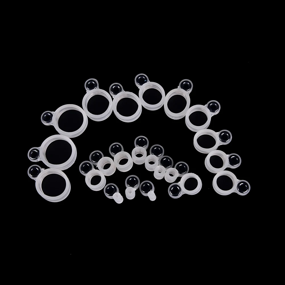 14Pcs Fishing Rod Wire Ring Silicone Line Guide Different Size 1-14 | Спорт и развлечения