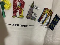 21ss city arc embroidery t shirt men women best quaitly harajuku oversized t shirt new york white vetements tshirt