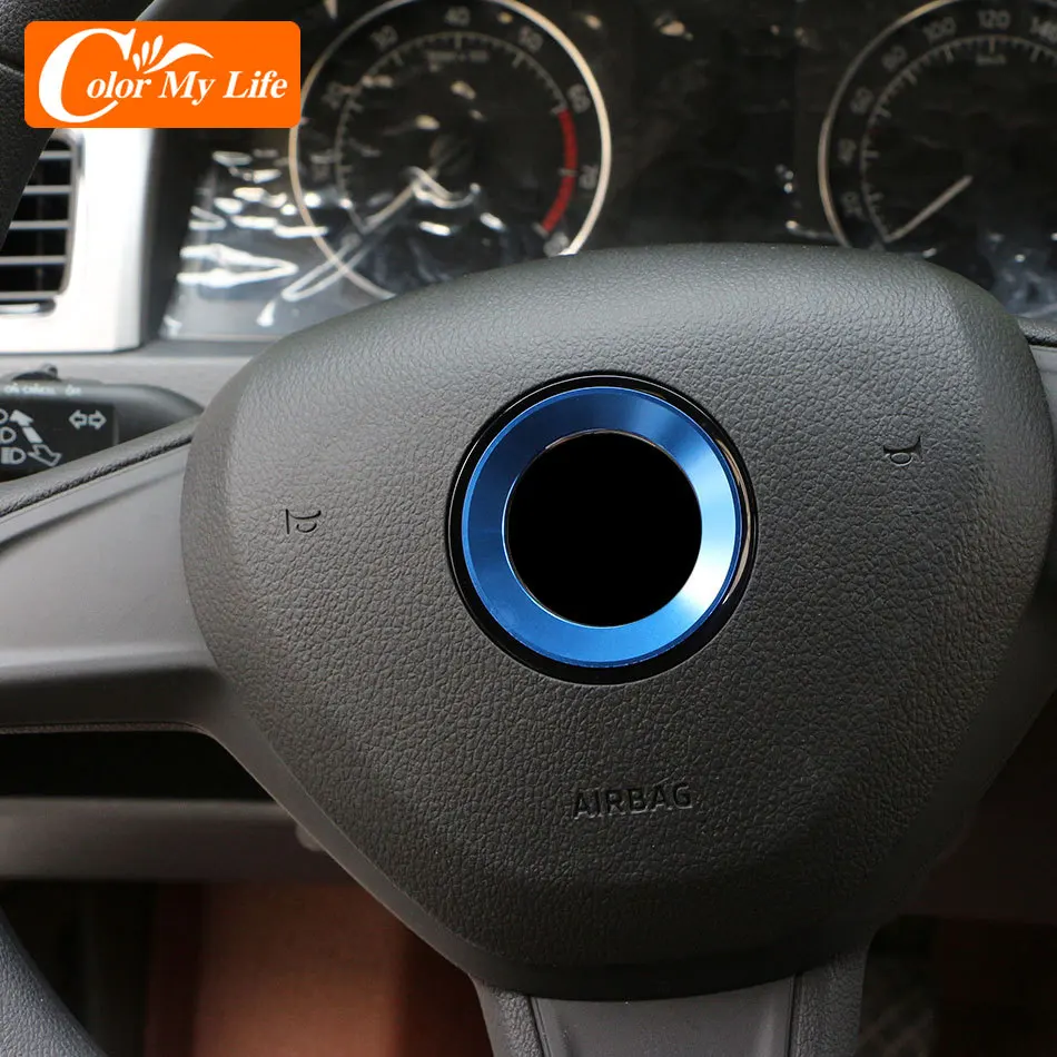 Автомобильная наклейка на руль с логотипом для Volkswagen VW Golf 4 5 Golf4 Golf5 Polo Jetta Mk6 Tiguan