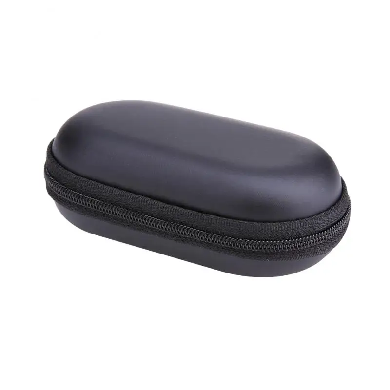 

New Black Earphone Holder Case Storage Carrying Hard Bag Box For Earphone Headphone Accessories Earbuds Memory Card USB Cable
