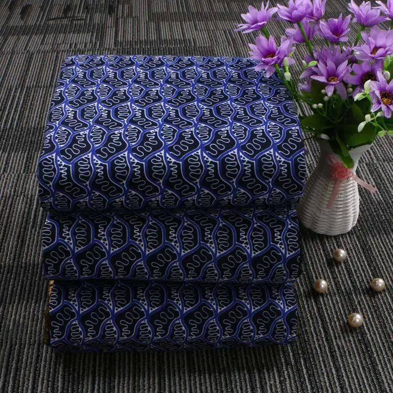 Новинка 2019 Модный узор африканская национальная ткань для одежды крашеная в