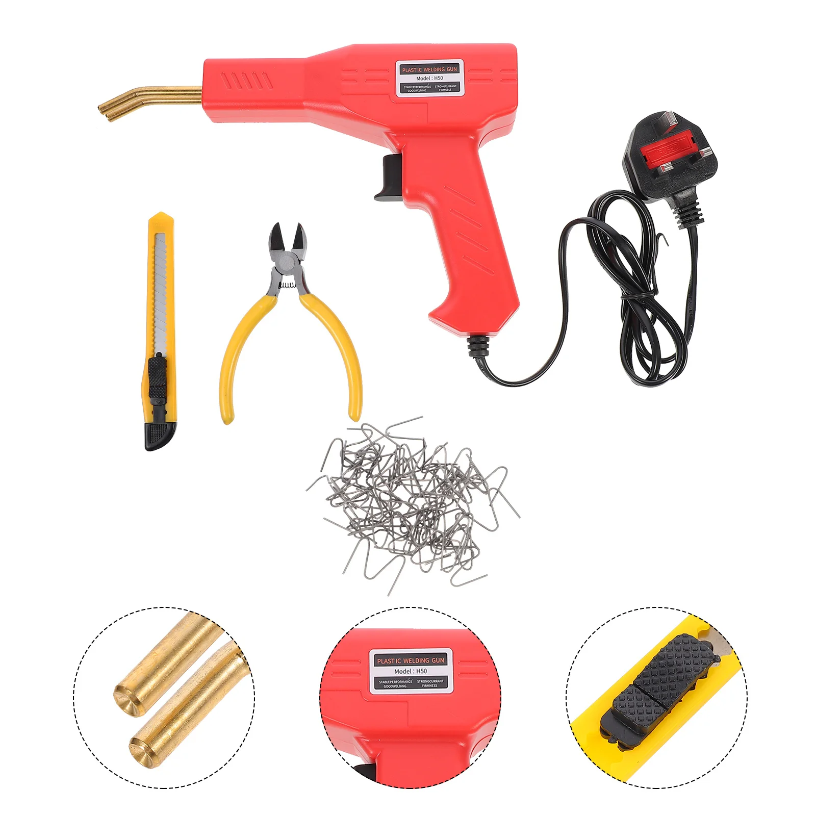 

1 Set Premium Bumper Welder Handy Welding Tool Bumper Repairing Tool (UK Plug)