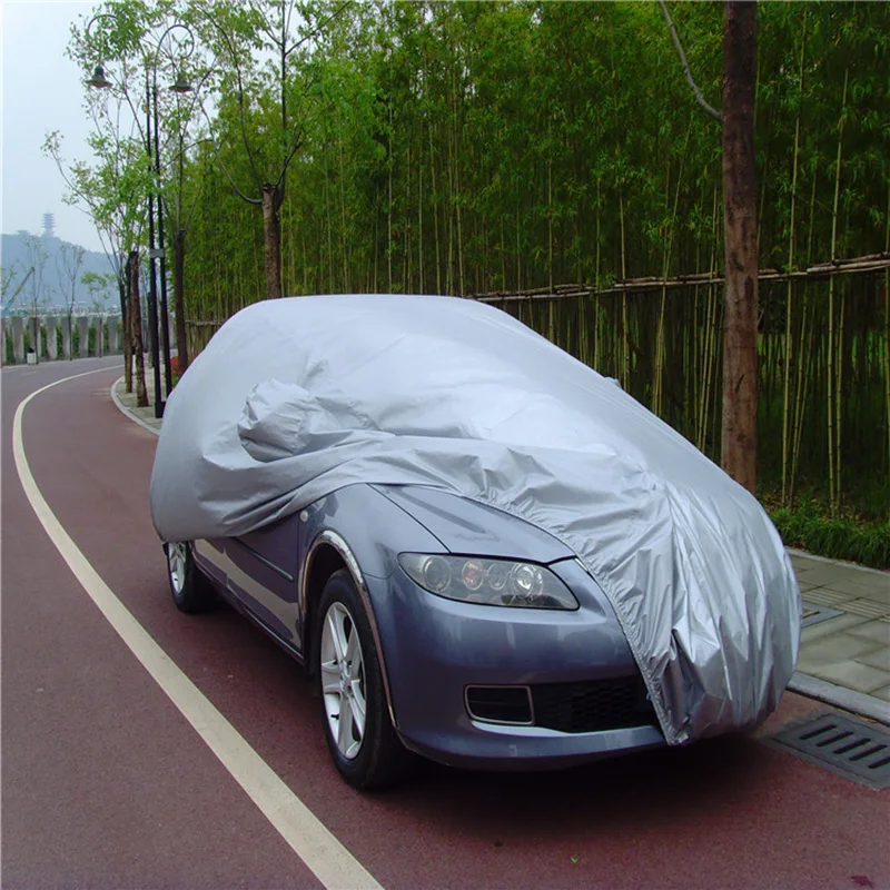 Full Car Covers Outdoor sun uv protection dust rain snow protective Universal Waterproof Dustproof Fit Suv Sedan Hatchback Cover |