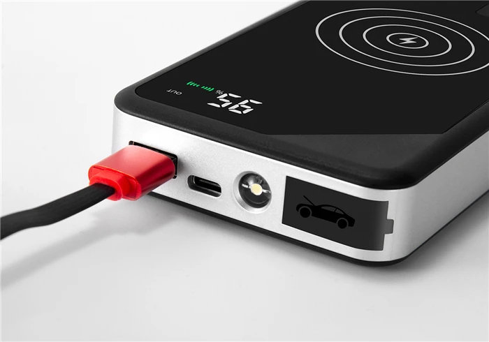 Portable Mini Slim 8000mah Car Jump Starter Engine Battery Charger Power Bank | Автомобили и мотоциклы