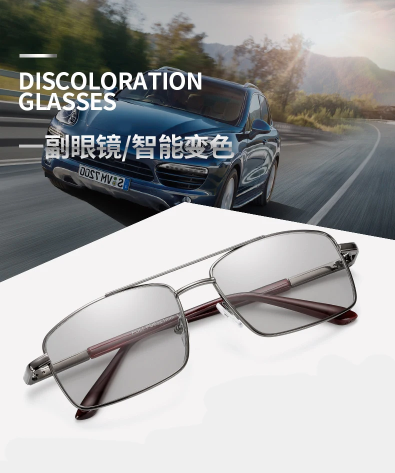 

2019 Direct Selling Sunglasses Lentes De Sol Mujer Clara Vida Men Pilot Style Metal Frame Golden Photochromic Turn Sunglasses