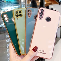 luxury plating silicone phone case for huawei p30 p50 p10 p20 p40 lite e pro p smart plus 2019 2018 p smart z capa funda cover